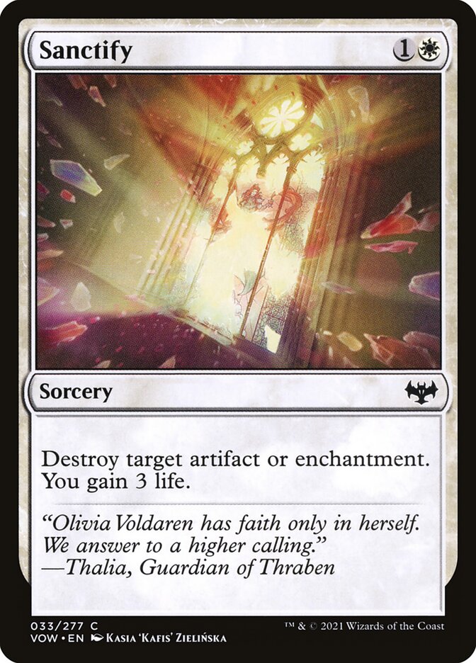 Sanctify - (Foil): Innistrad: Crimson Vow