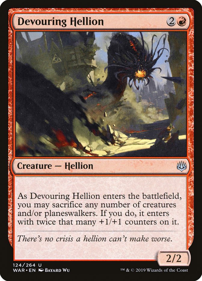 Devouring Hellion - (Foil): War of the Spark
