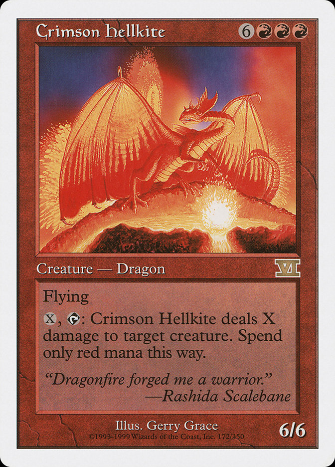 Crimson Hellkite: Classic Sixth Edition
