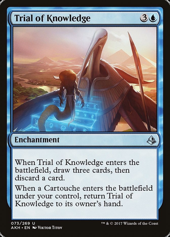 Trial of Knowledge - (Foil): Amonkhet