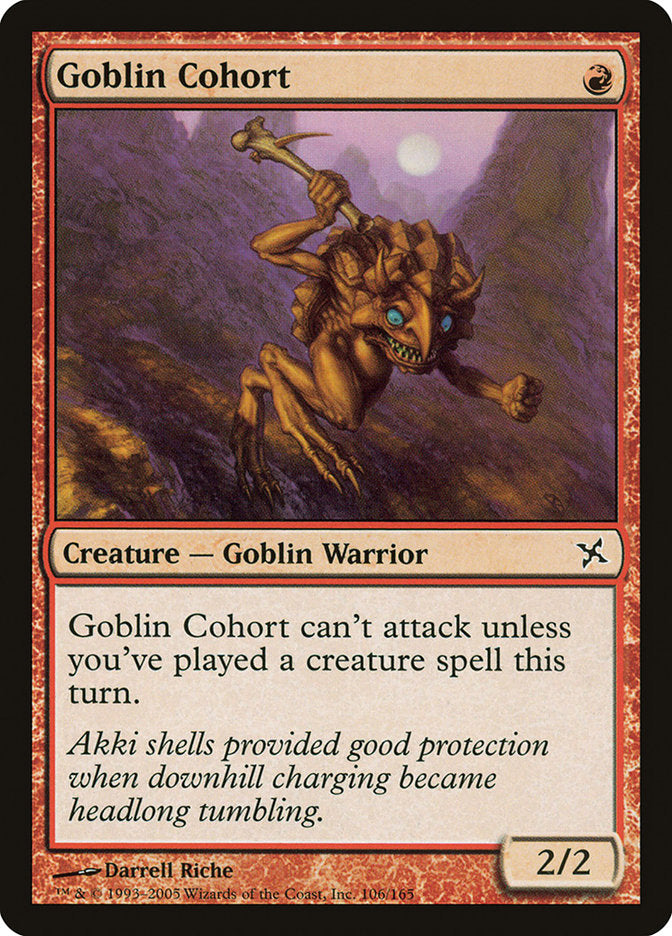 Goblin Cohort - (Foil): Betrayers of Kamigawa