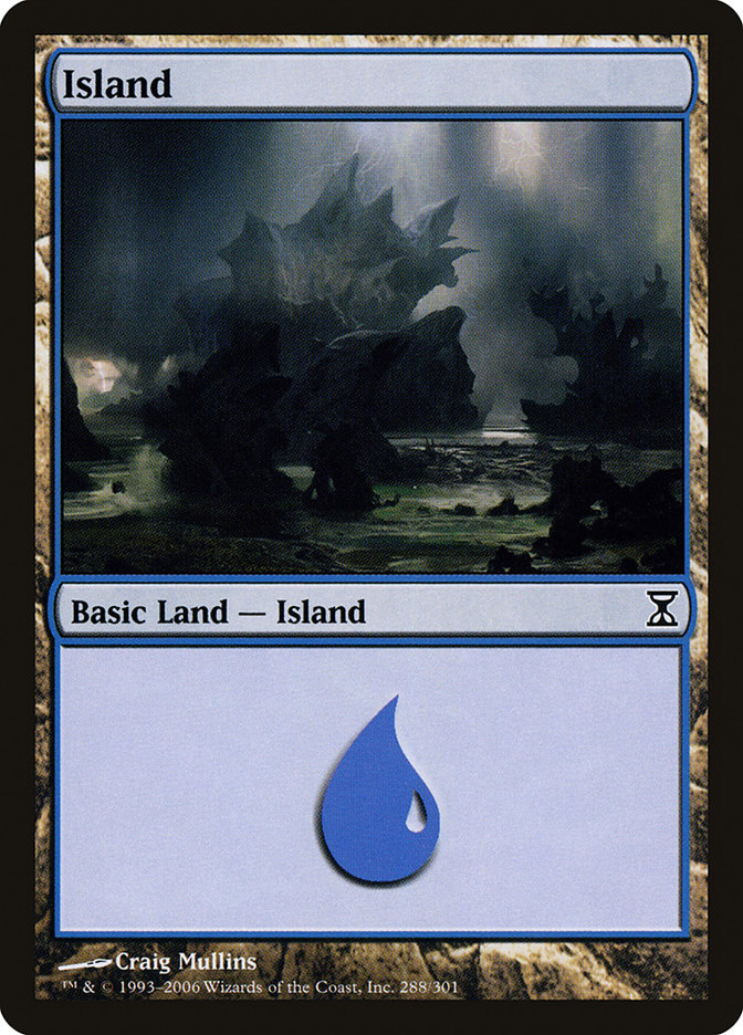 Island (#288) - (Foil): Time Spiral