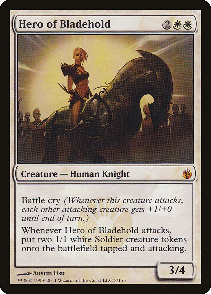 Hero of Bladehold - (Foil): Mirrodin Besieged