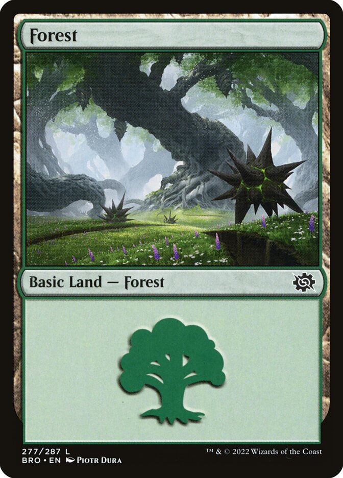 Forest (#277) - (Foil): The Brothers' War