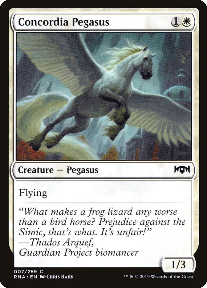 Concordia Pegasus - (Foil): Ravnica Allegiance
