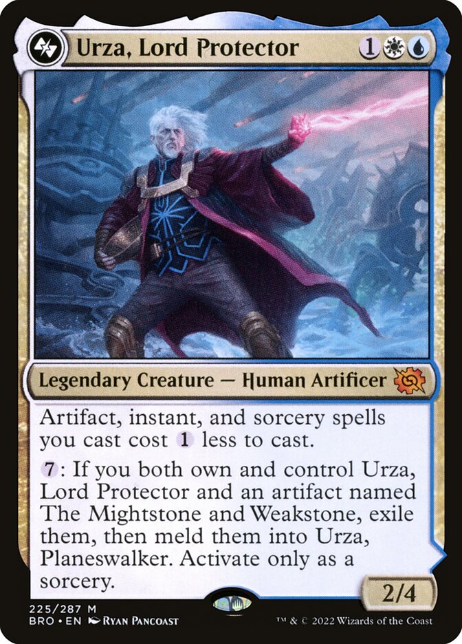 Urza, Lord Protector // Urza, Planeswalker (Top) - (Foil): The Brothers' War