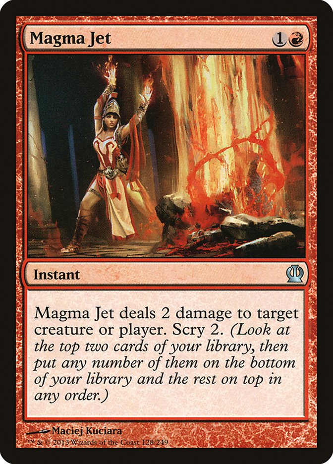 Magma Jet - (Foil): Theros
