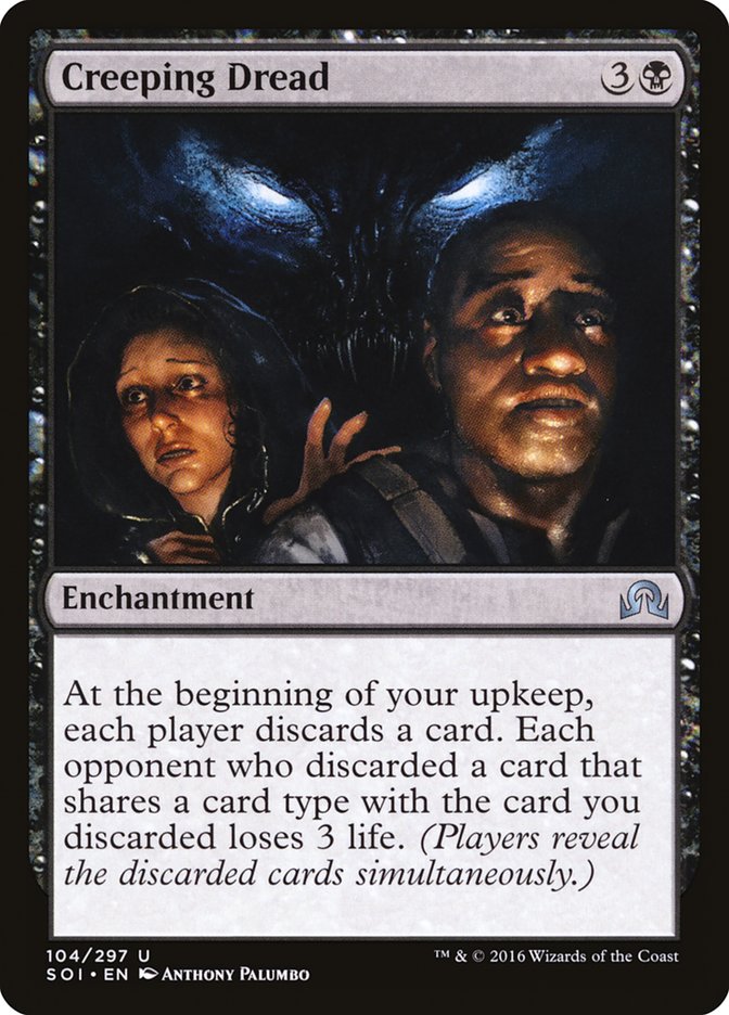 Creeping Dread - (Foil): Shadows over Innistrad