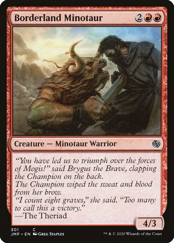 Borderland Minotaur: Jumpstart