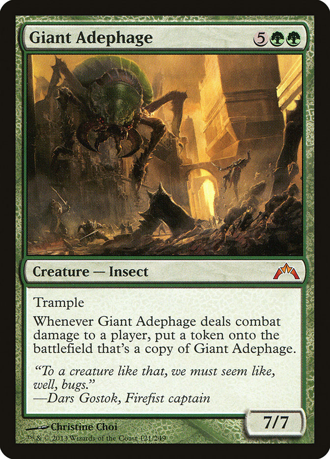 Giant Adephage - (Foil): Gatecrash