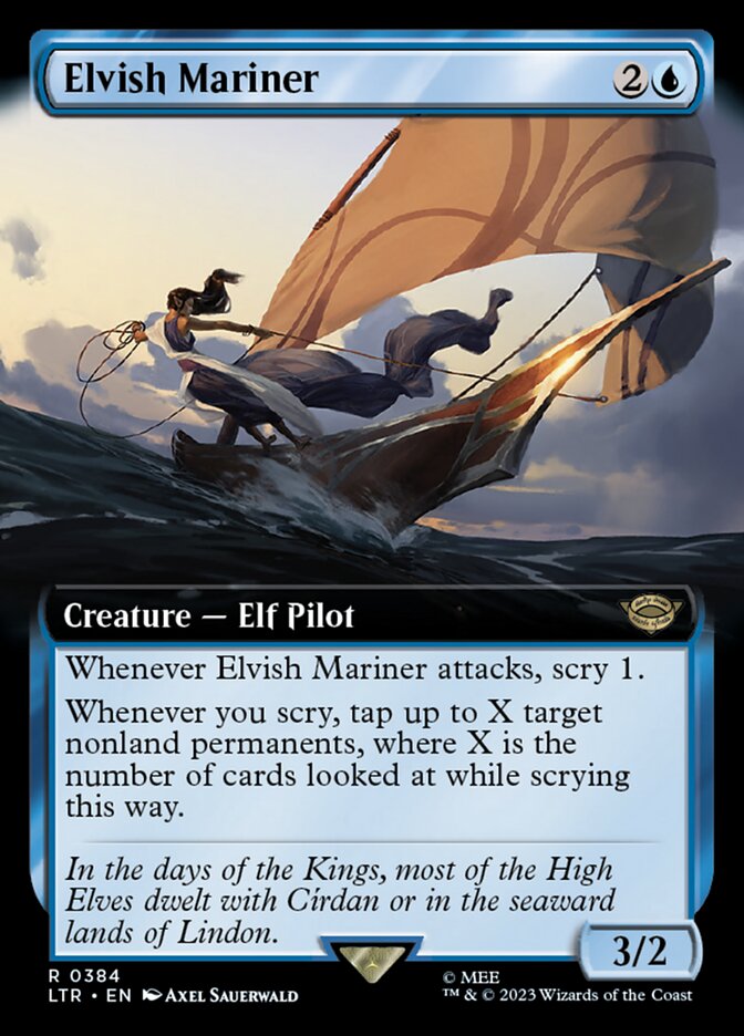 Elvish Mariner (Extended Art): The Lord of the Rings: Tales of Middle-earth
