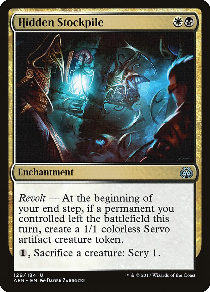 Hidden Stockpile - (Foil): Aether Revolt