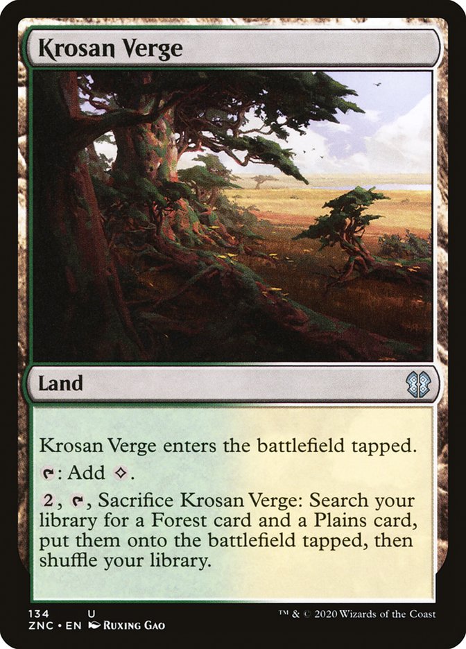 Krosan Verge: Zendikar Rising Commander