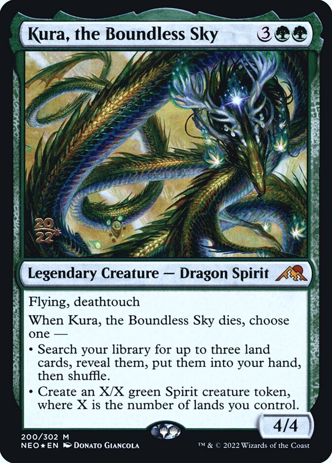 Kura, the Boundless Sky - (Foil): Kamigawa: Neon Dynasty Promos
