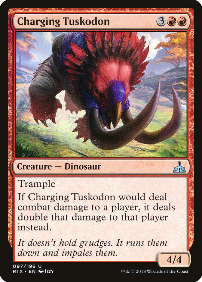 Charging Tuskodon: Rivals of Ixalan