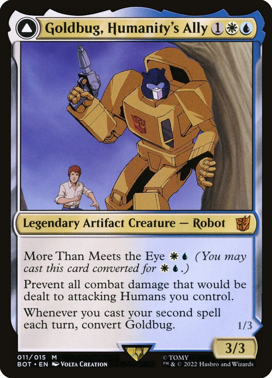 Goldbug, Humanity's Ally // Goldbug, Scrappy Scout: Transformers