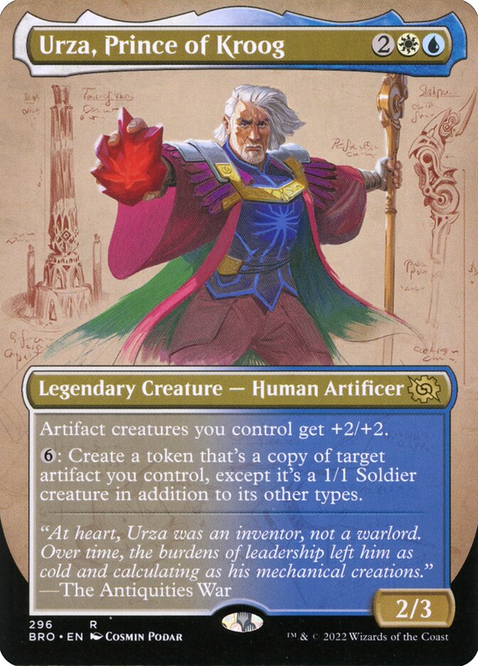 Urza, Prince of Kroog (Borderless): The Brothers' War