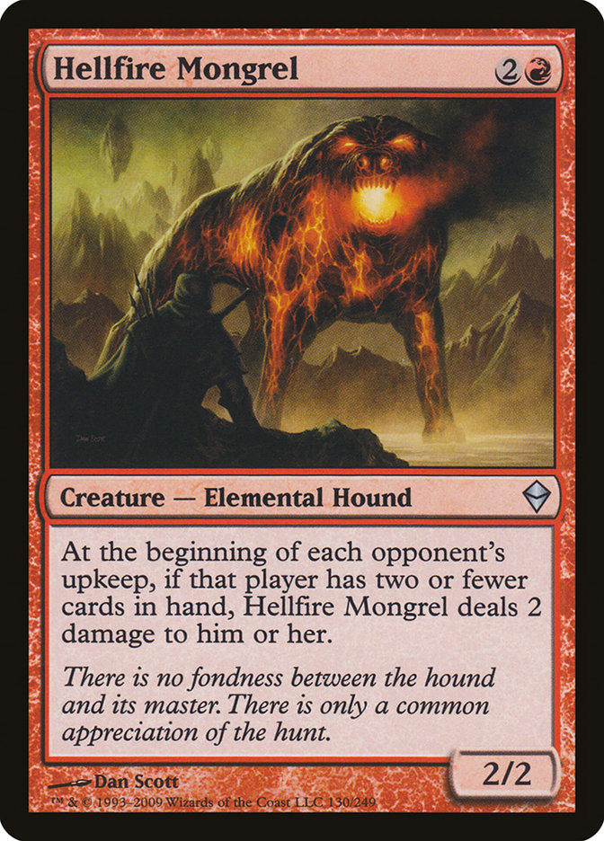 Hellfire Mongrel: Zendikar