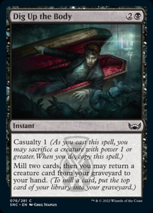 Dig Up the Body - (Foil): Streets of New Capenna