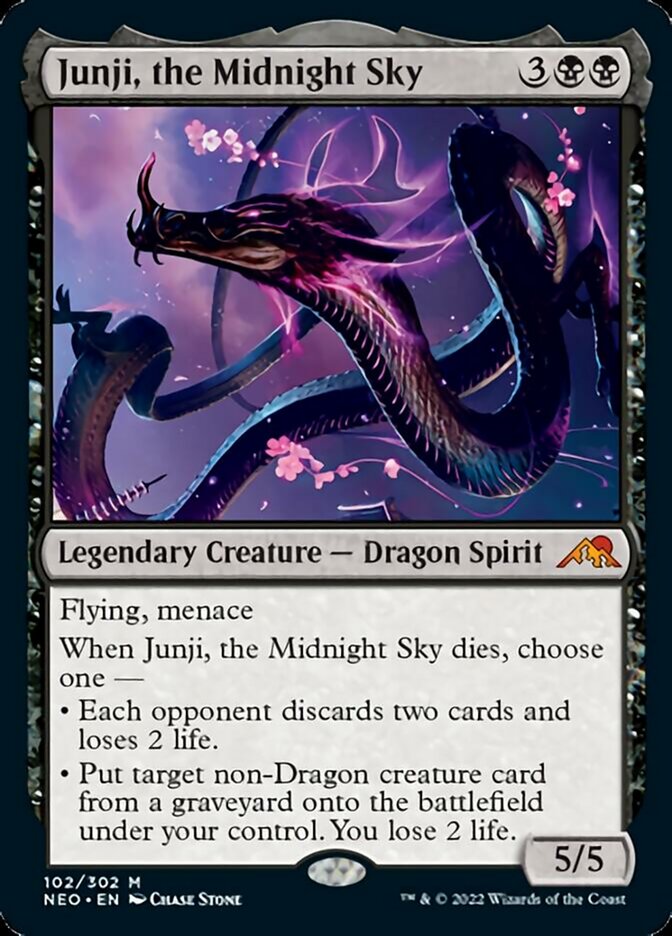 Junji, the Midnight Sky - (Foil): Kamigawa: Neon Dynasty