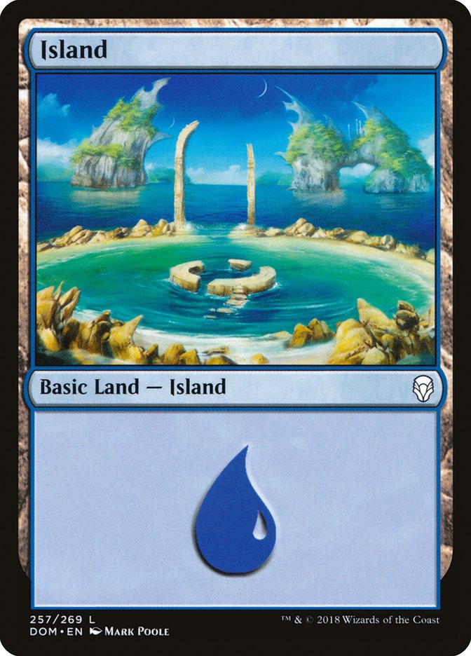 Island (#257) - (Foil): Dominaria