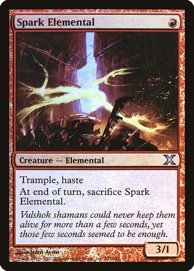 Spark Elemental - (Foil): Tenth Edition