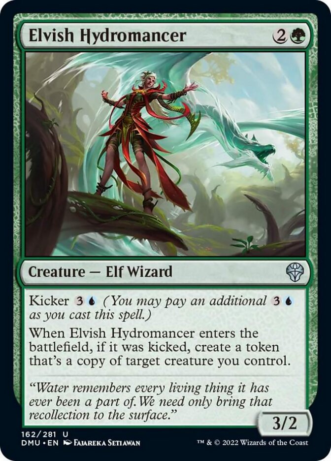 Elvish Hydromancer - (Foil): Dominaria United