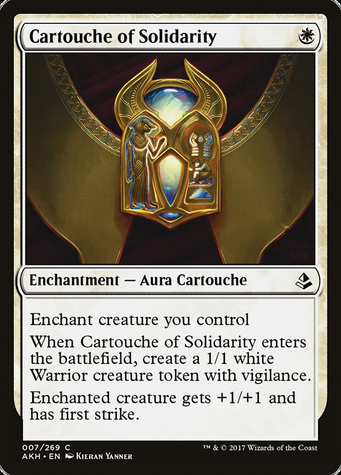 Cartouche of Solidarity - (Foil): Amonkhet