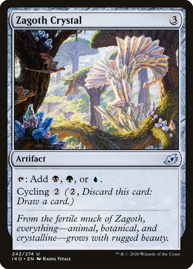 Zagoth Crystal - (Foil): Ikoria: Lair of Behemoths
