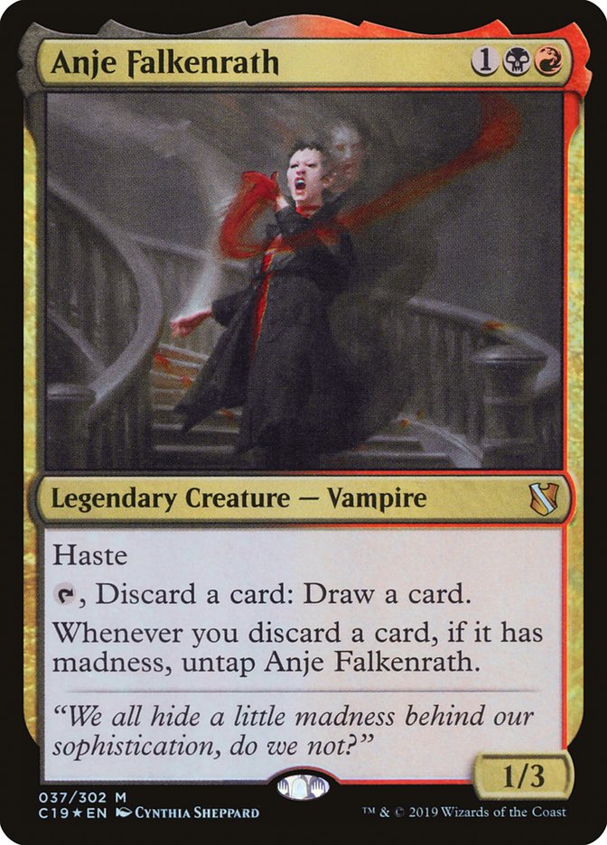 Anje Falkenrath - (Foil): Commander 2019