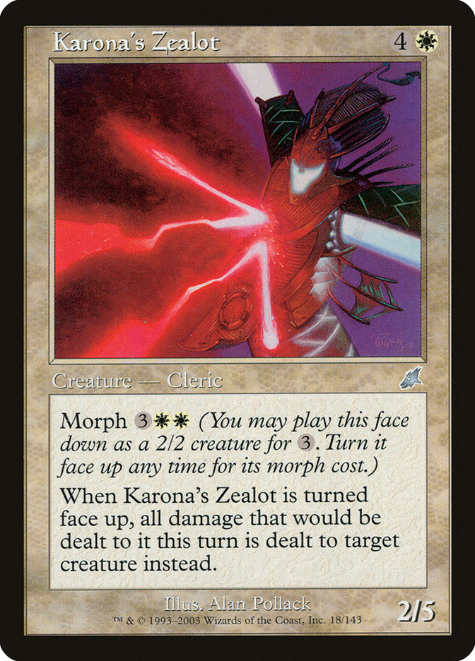 Karona's Zealot - (Foil): Scourge