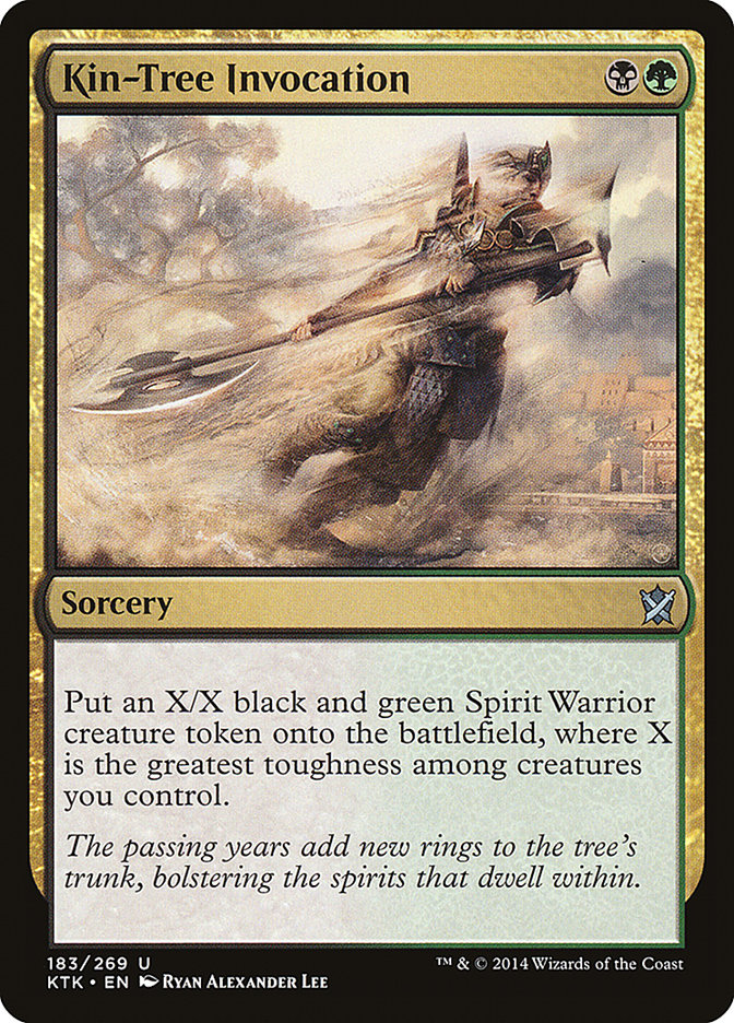 Kin-Tree Invocation - (Foil): Khans of Tarkir