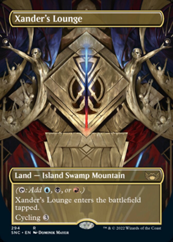 Xander's Lounge (Borderless) - (Foil): Streets of New Capenna