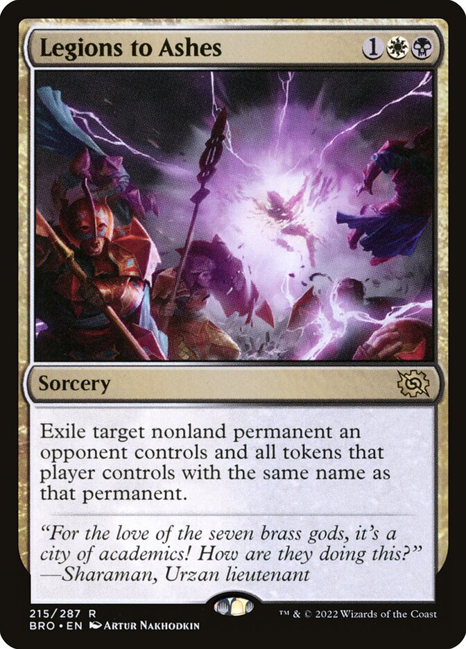 Legions to Ashes - (Foil): The Brothers' War