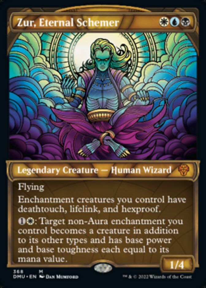 Zur, Eternal Schemer (Showcase) (Textured Foil) - (Foil): Dominaria United
