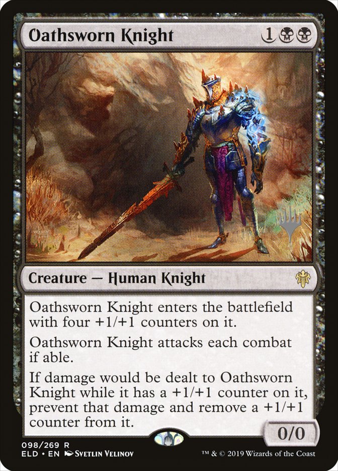 Oathsworn Knight (Promo Pack) (Throne of Eldraine): Throne of Eldraine Promos