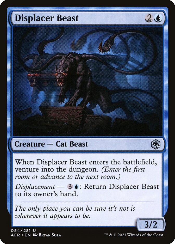 Displacer Beast - (Foil): Adventures in the Forgotten Realms