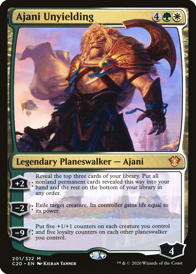 Ajani Unyielding: Commander 2020