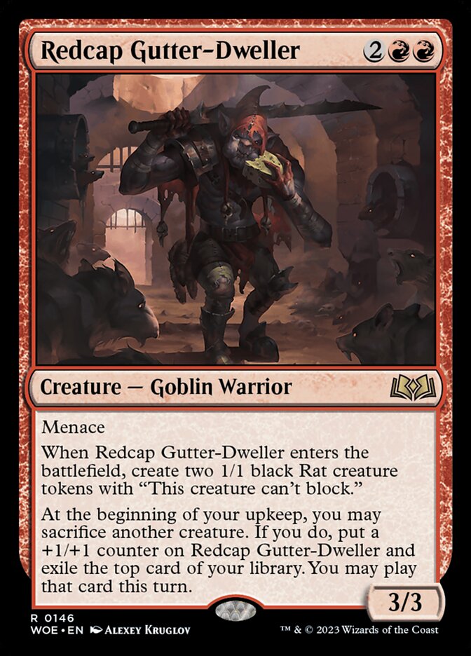 Redcap Gutter-Dweller - (Foil): Wilds of Eldraine