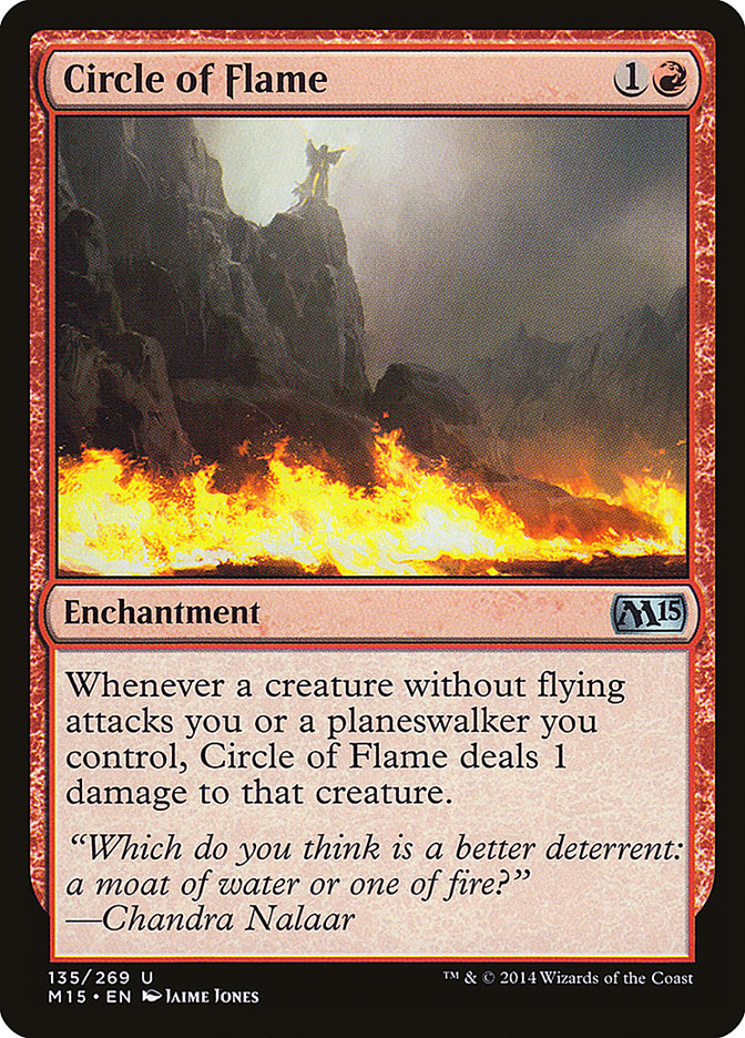 Circle of Flame - (Foil): Magic 2015