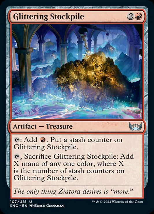 Glittering Stockpile - (Foil): Streets of New Capenna