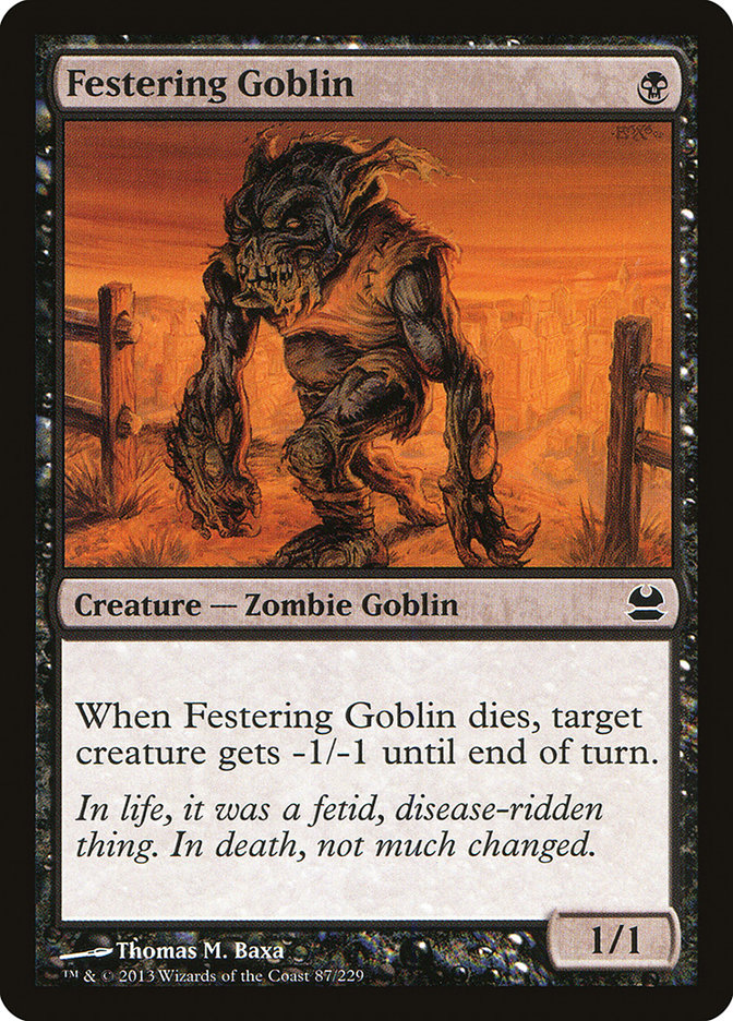Festering Goblin: Modern Masters