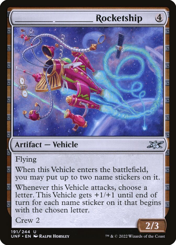 _____ _____ Rocketship: Unfinity