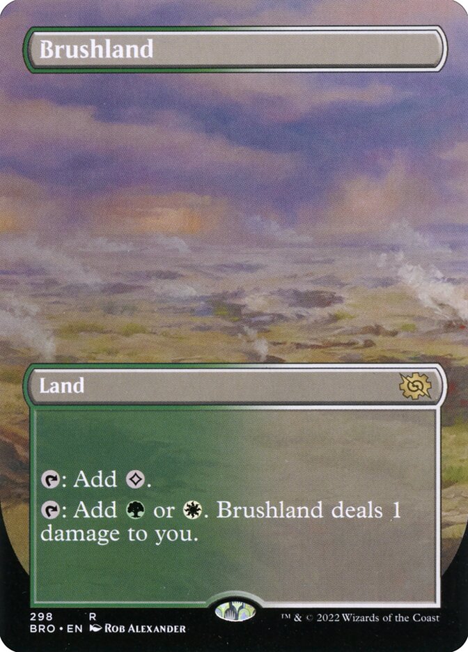 Brushland (Borderless) - (Foil): The Brothers' War