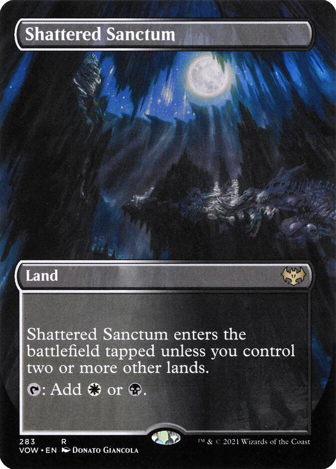 Shattered Sanctum (Borderless): Innistrad: Crimson Vow