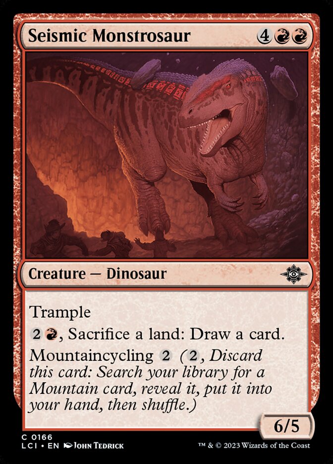 Seismic Monstrosaur: Lost Caverns of Ixalan