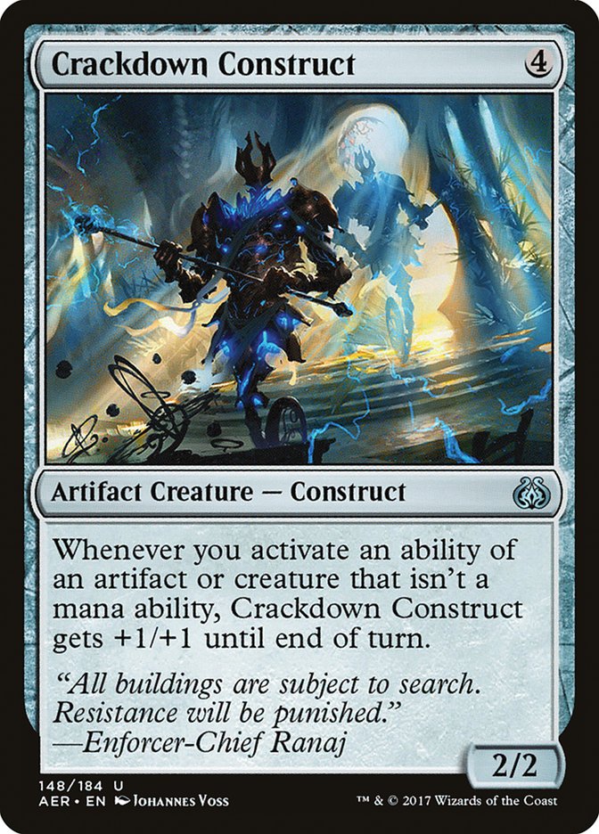 Crackdown Construct - (Foil): Aether Revolt