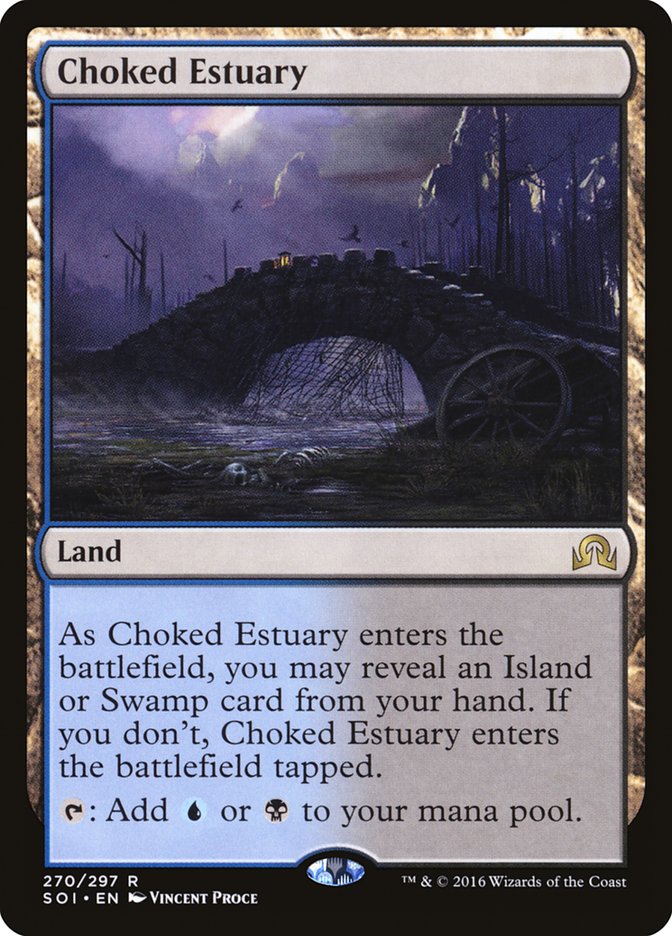 Choked Estuary - (Foil): Shadows over Innistrad