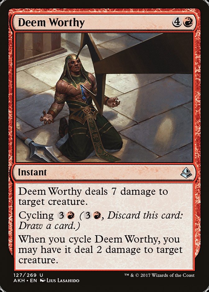 Deem Worthy - (Foil): Amonkhet