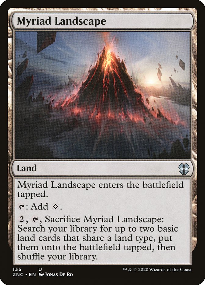 Myriad Landscape: Zendikar Rising Commander